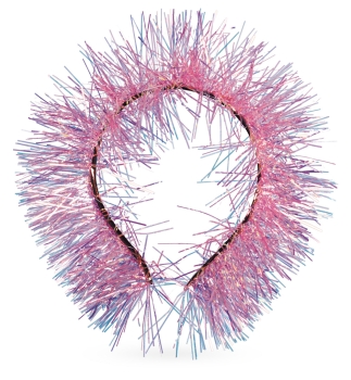 Haarreif Lametta, sortierte Farben