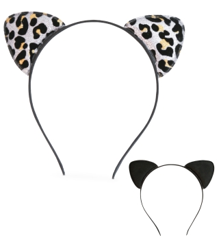 Preview: Haarreif Katzenohren, sortierte Modelle