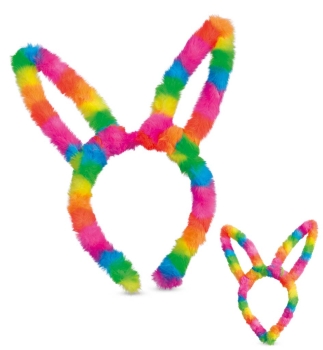 Haarreif Hase bunt