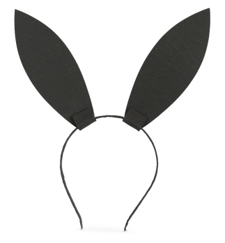 Preview: Hasen-Ohren mit Strass