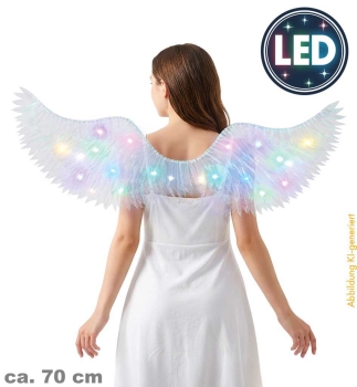 Holo-Flügel mit LED, Breite ca. 70cm