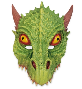 Halbmaske Drache