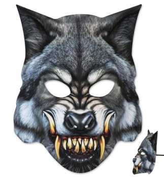 Horrormaske Wolf