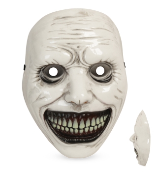 Horrormaske weiss