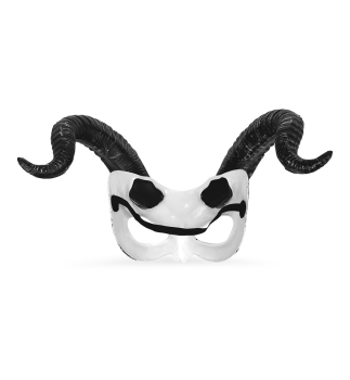 Halbmaske Hörner