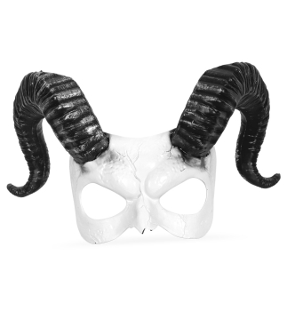 Halbmaske Hörner