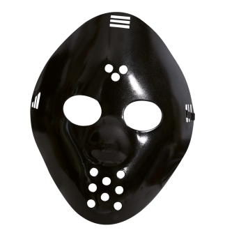 Halbmaske Hockey schwarz