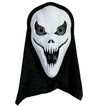 Maske mit Haube