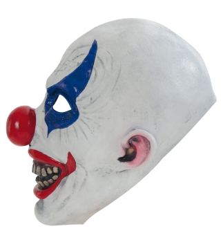 Dreiviertelmaske Horror-Clown