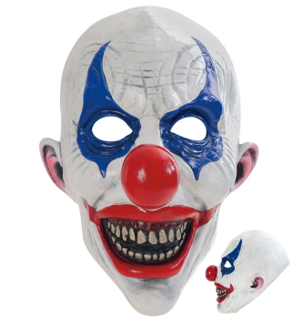 Dreiviertelmaske Horror-Clown