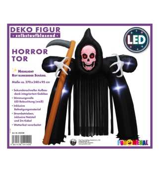 Preview: aufblasbare Großdeko "Horror-Tor"