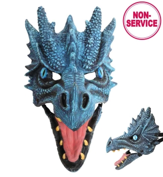 Mask Dragon blue