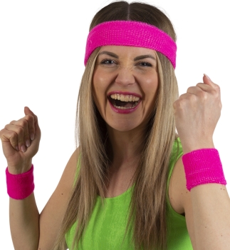 80s sweatband set