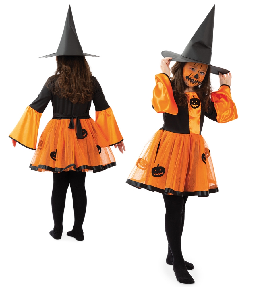 Pumpkin little witch