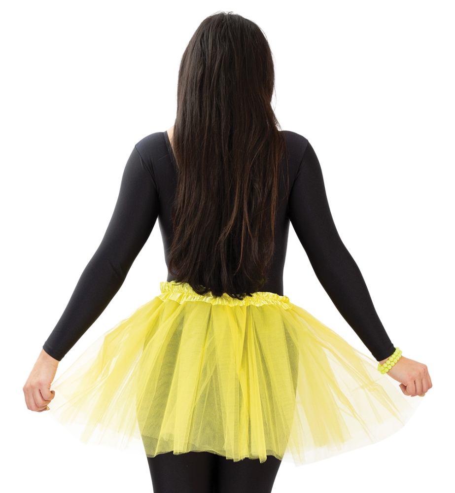 Tulle skirt yellow