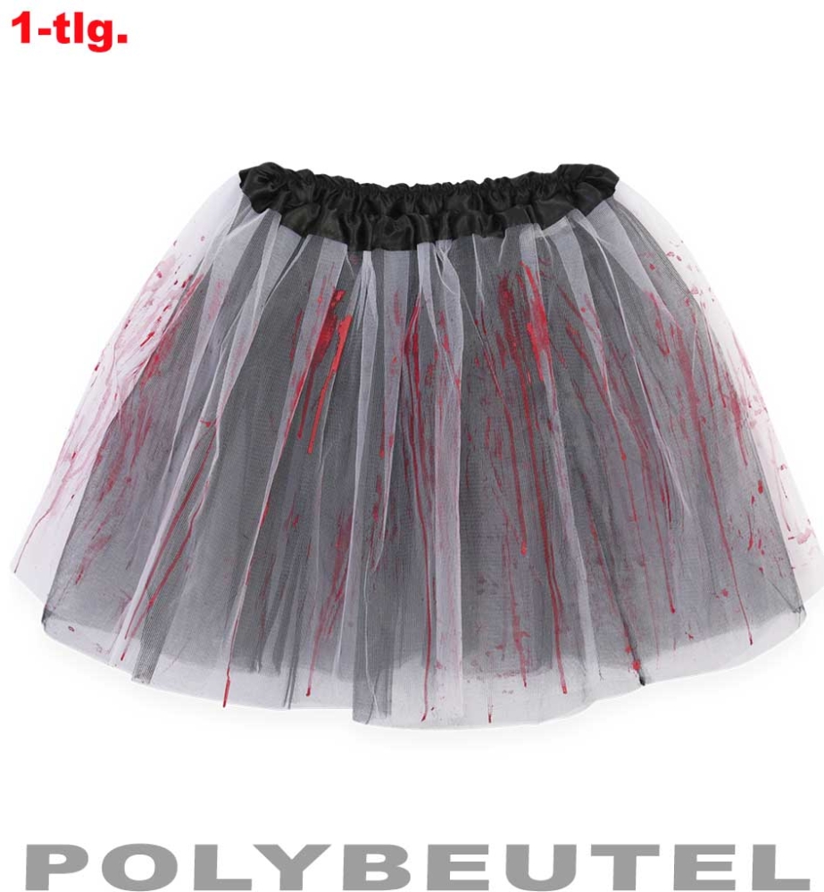 Tüllrock PB schwarz Blut