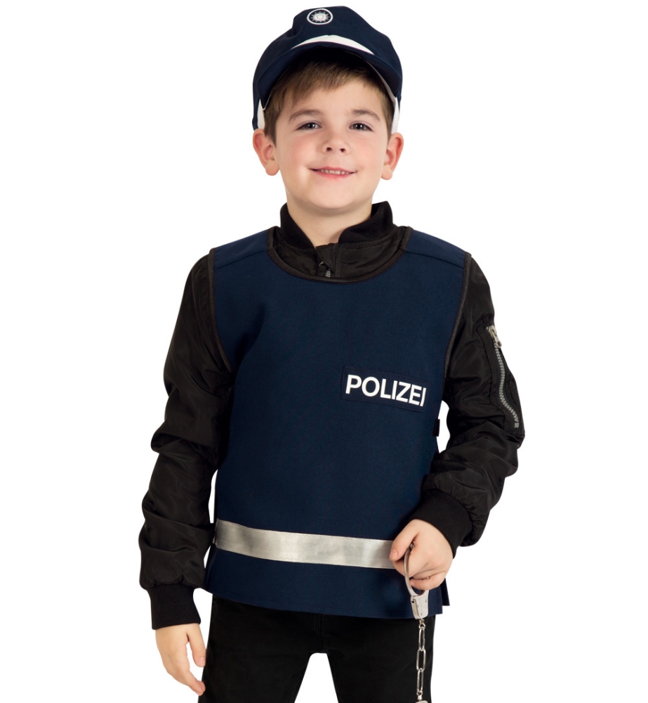 Polizei-Weste blau 