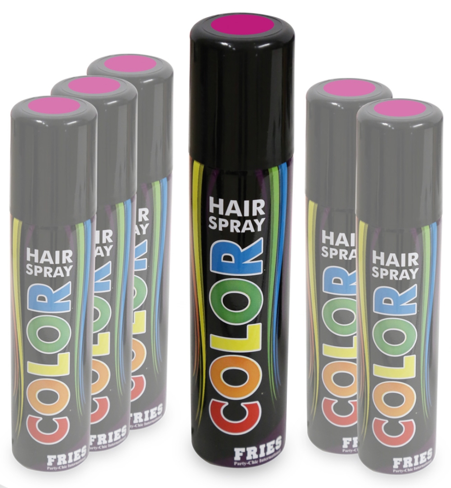 Hair-Color-Spray, sort. Farben