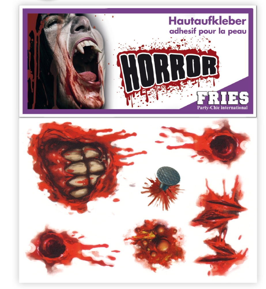 Hautaufkleber Horror