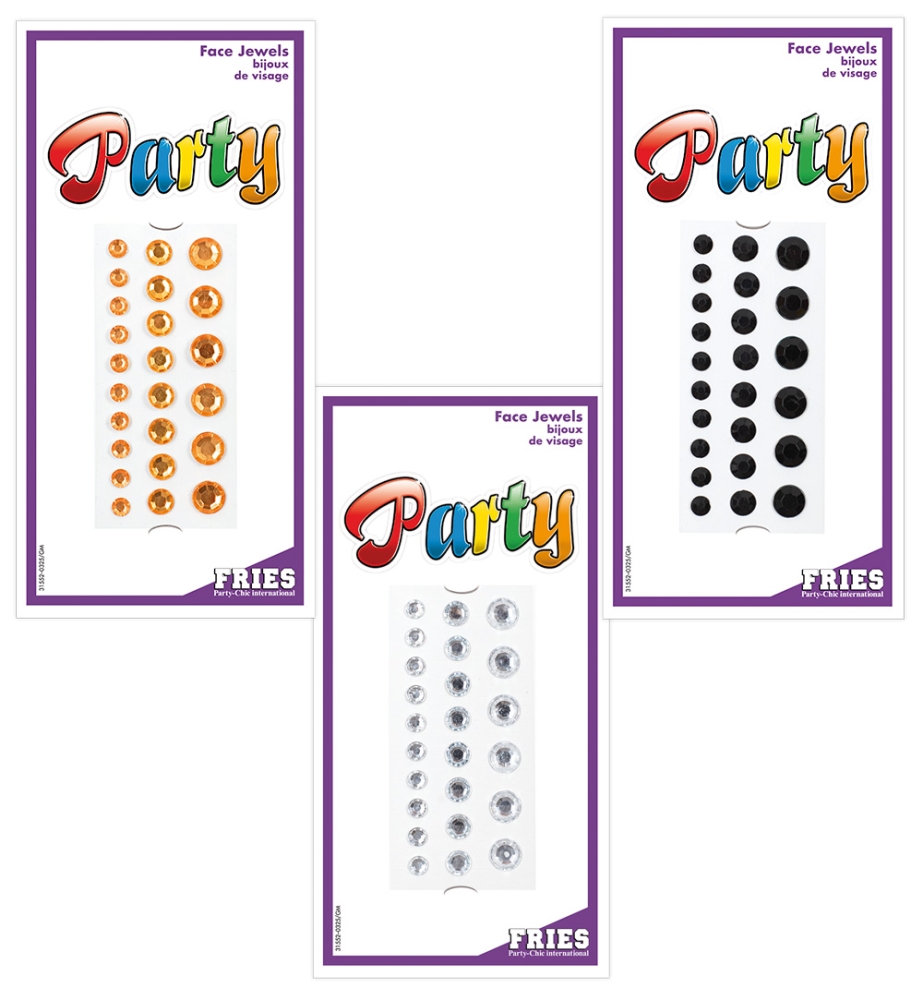 Face Jewels, sortierte Modelle