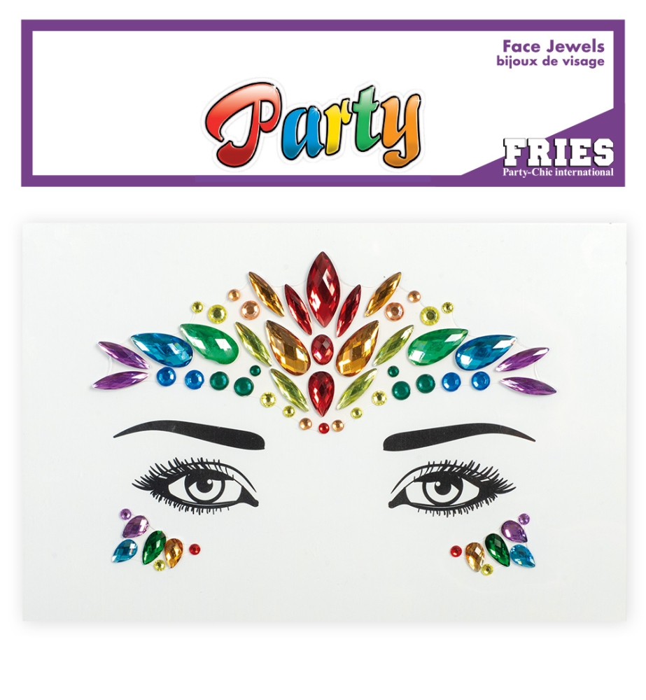 Face Jewels "Regenbogen"