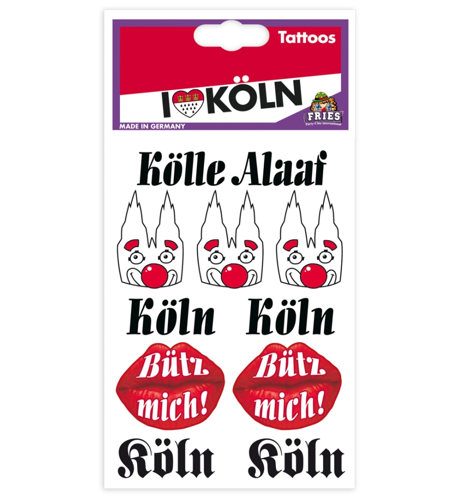 Tattoos Köln, sort. Designs