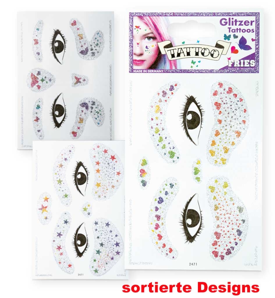 Tattoos Face Glitzer