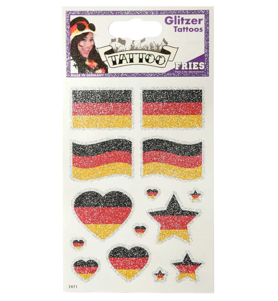 Tattoos FAN Glitzer