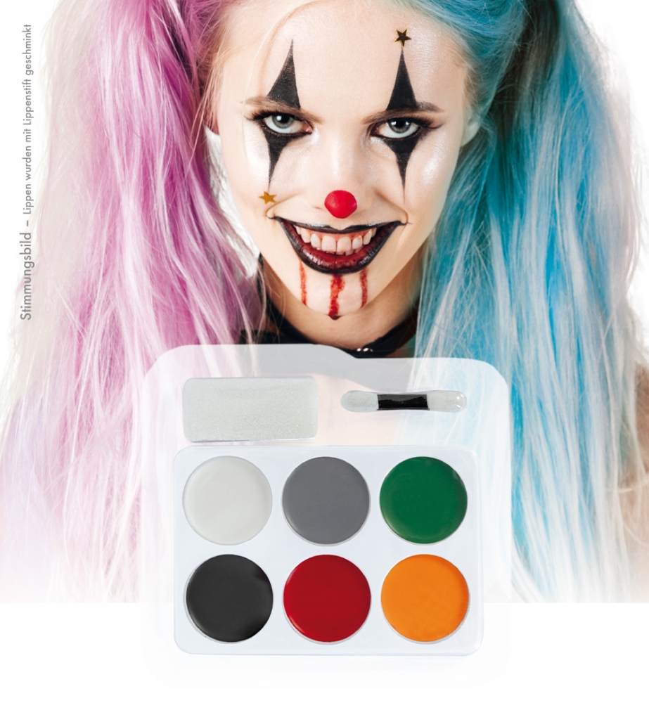Schminkset Halloween 6er