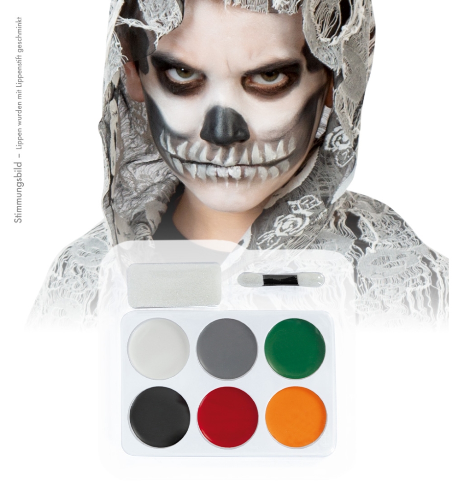Schminkset Halloween 6er