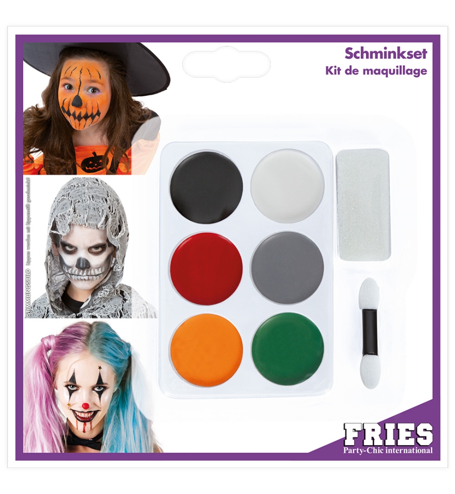 Schminkset Halloween 6er