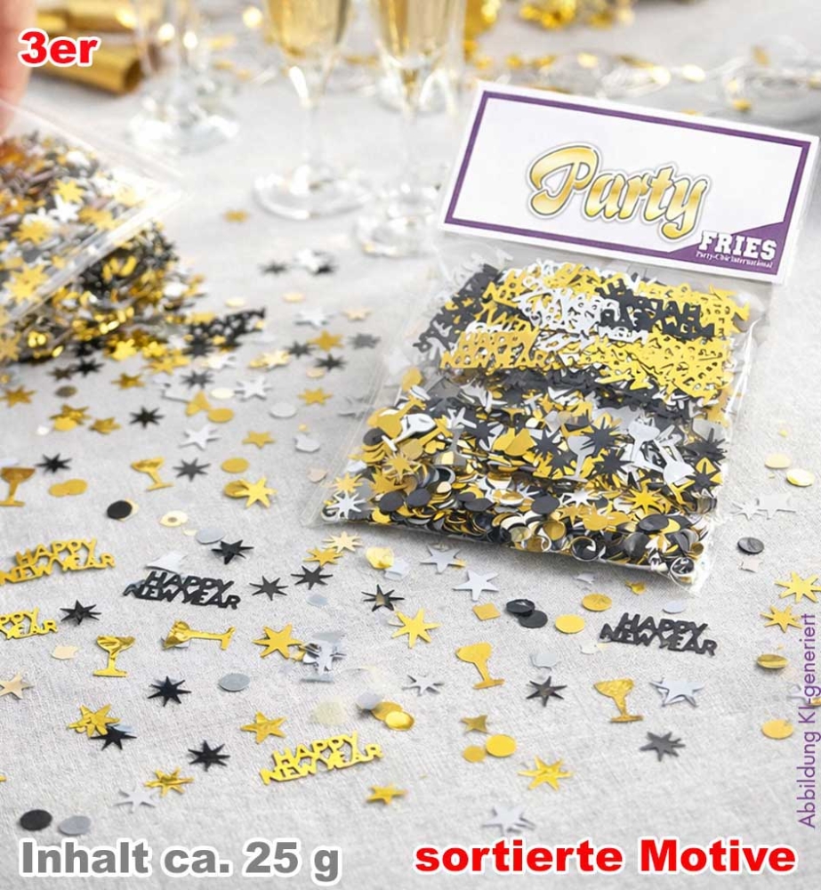 Streudeko Silvester 3er