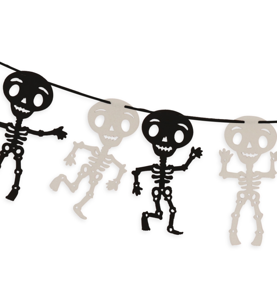 Girlande Skelett
