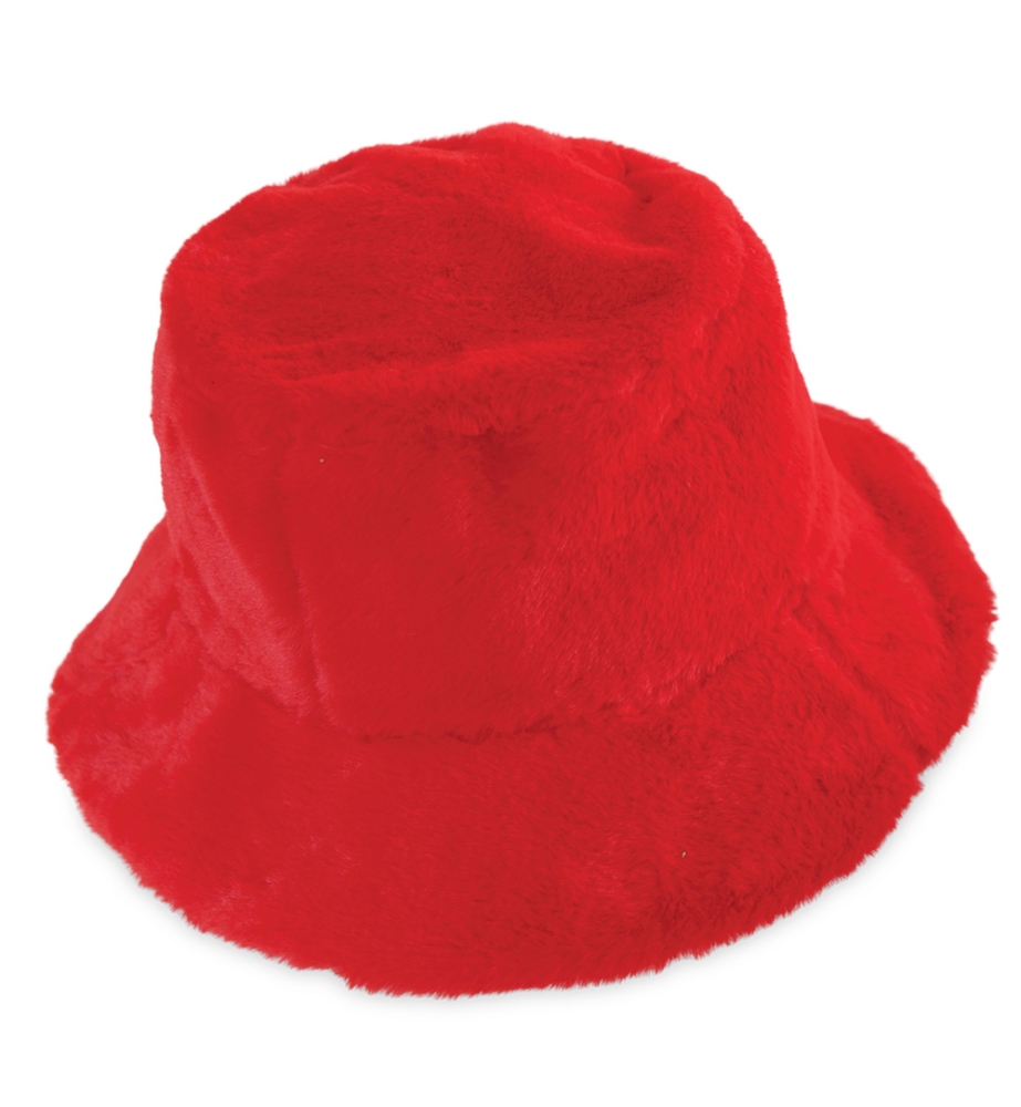 Fischerhut Plüsch, sortierte Farben