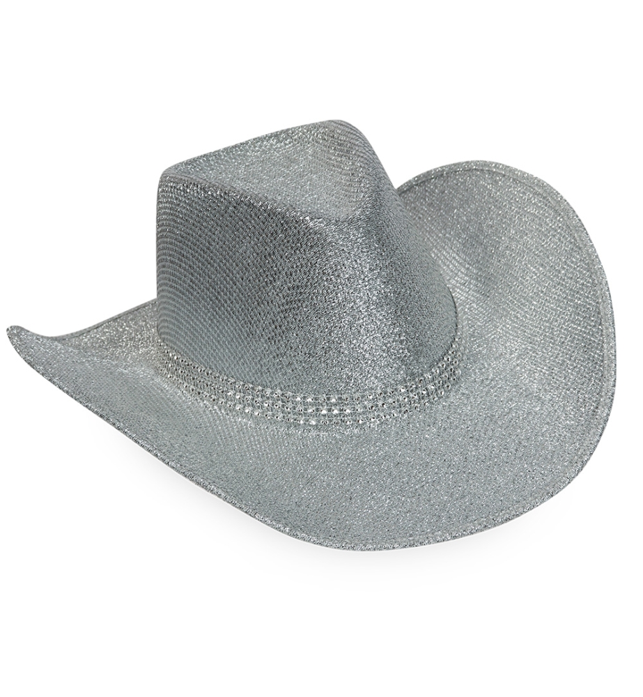 Cowboy Glitzer silber