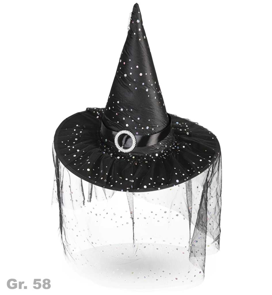 Witch hat with tulle