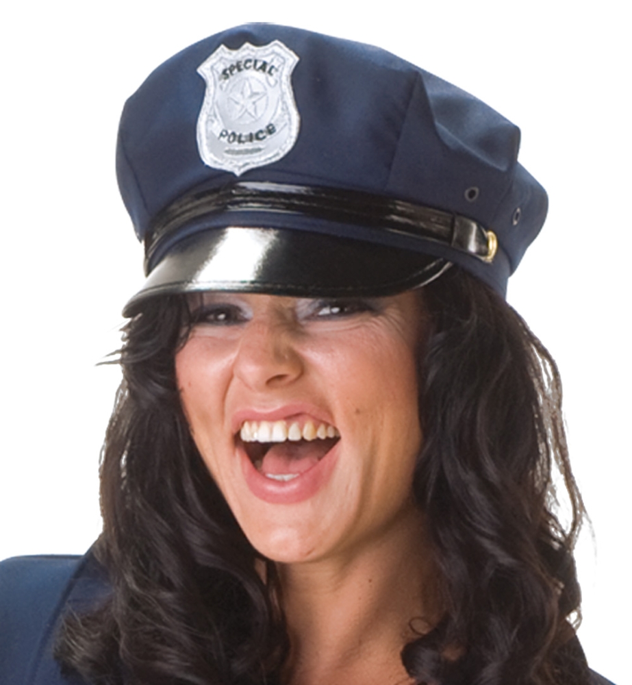 Polizeimütze blau