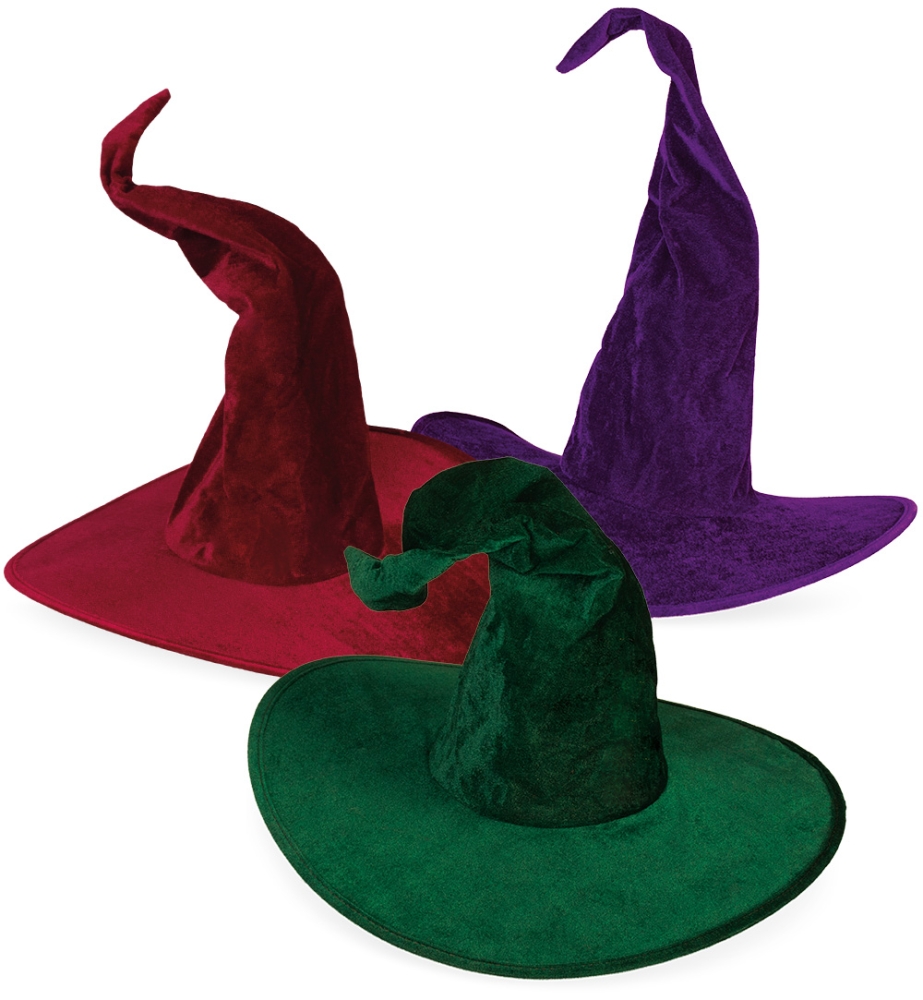 Hexenhut edel sortierte Farben
