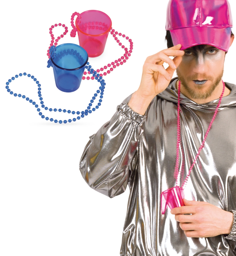 Kette mit Becher, sortierte Farben