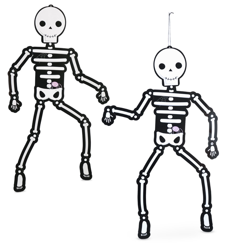 Deko-Skelette, 2er, Höhe ca. 64cm