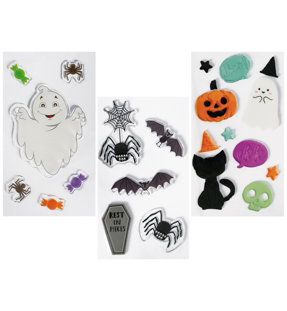 Gel-Sticker "Halloween", sortierte Motive