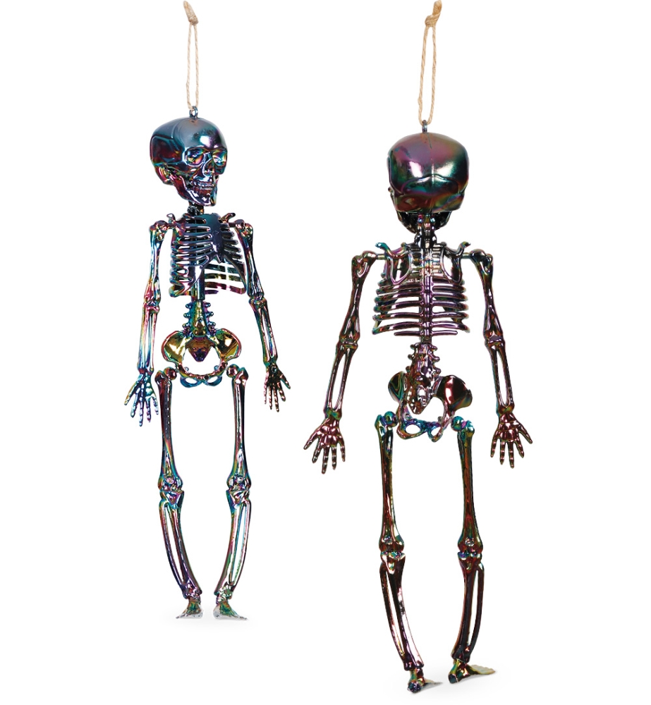 Deko-Skelett, metallic