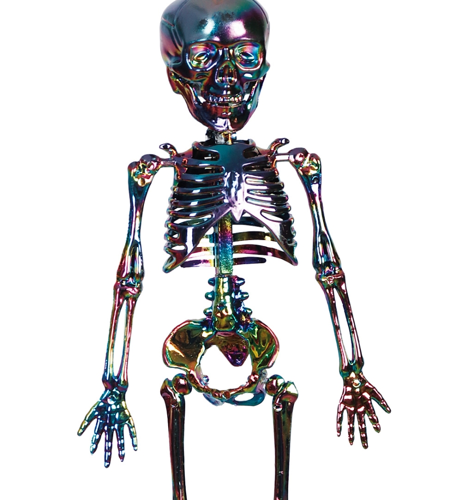 Deko-Skelett, metallic
