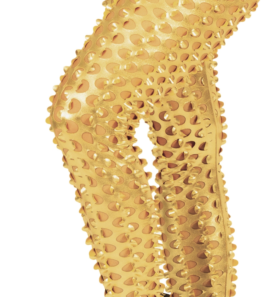 Cut-Out Legging gold