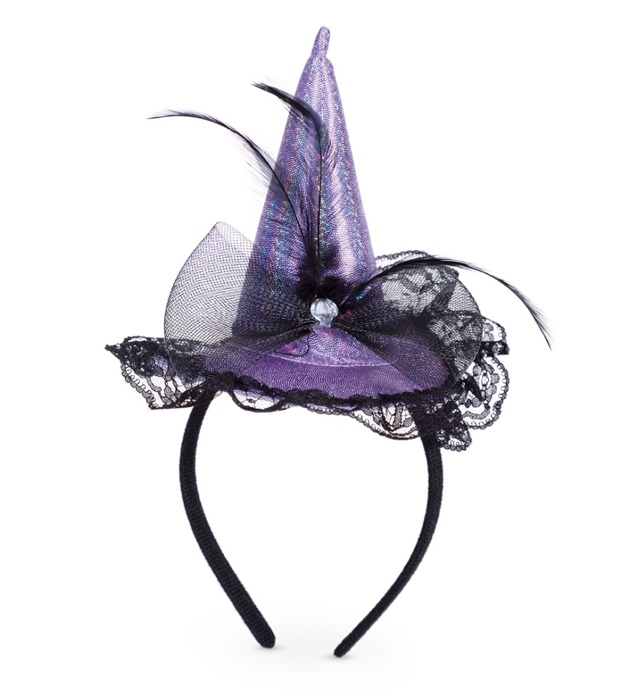 Haarreif Hexenhut, sortierte Farben