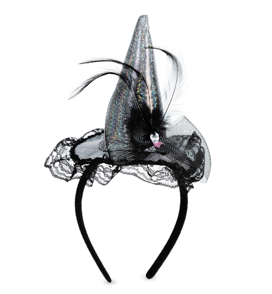 Haarreif Hexenhut, sortierte Farben