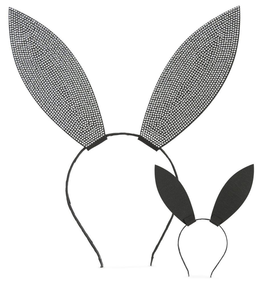 Hasen-Ohren mit Strass