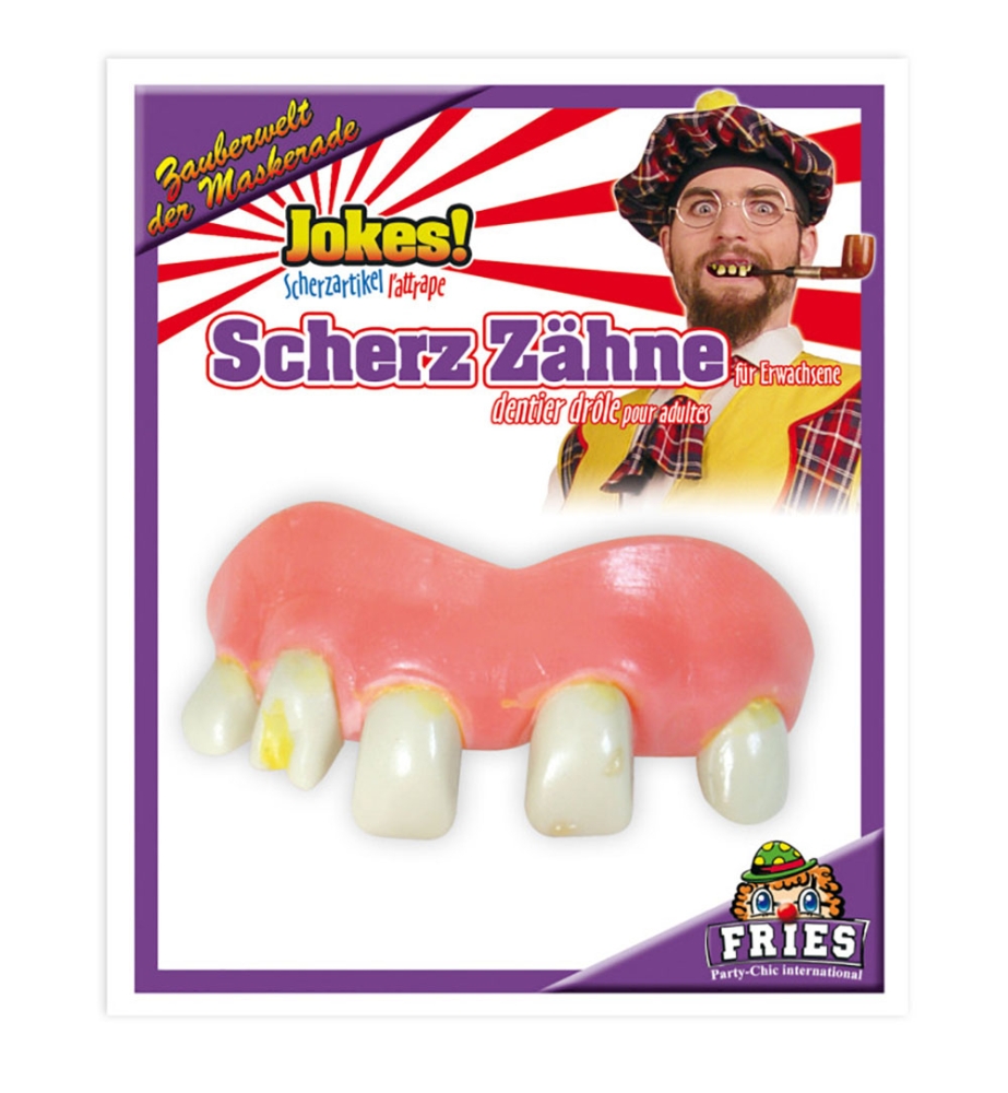 Scherz-Zähne, sortierte Modelle
