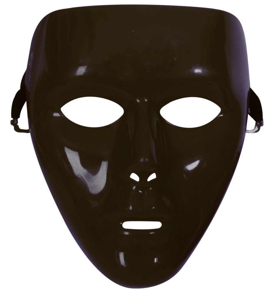 Maske schwarz