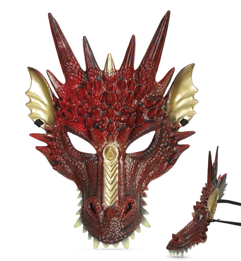 Drache rot-gold